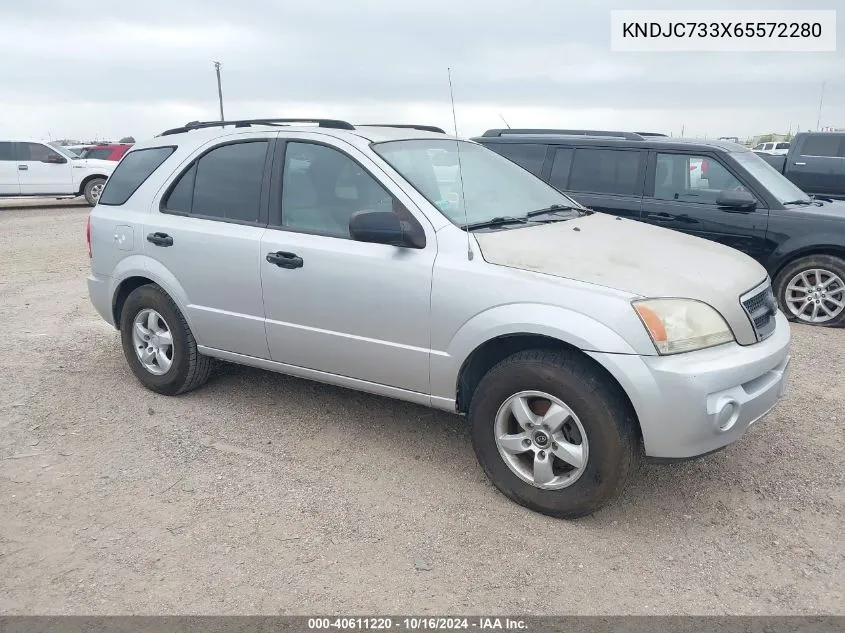 2006 Kia Sorento Ex/Lx VIN: KNDJC733X65572280 Lot: 40611220