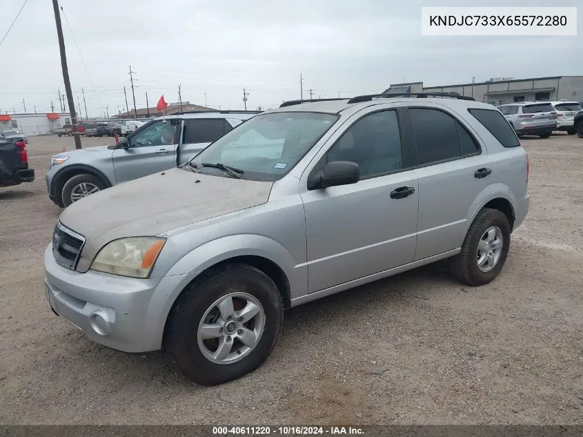 2006 Kia Sorento Ex/Lx VIN: KNDJC733X65572280 Lot: 40611220