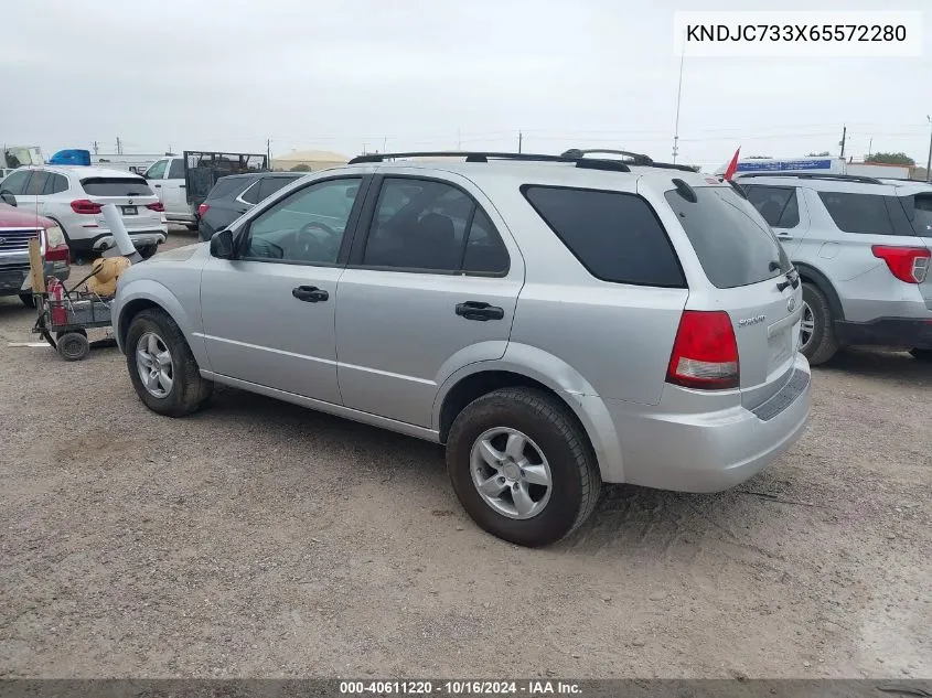 2006 Kia Sorento Ex/Lx VIN: KNDJC733X65572280 Lot: 40611220