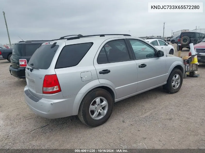 2006 Kia Sorento Ex/Lx VIN: KNDJC733X65572280 Lot: 40611220