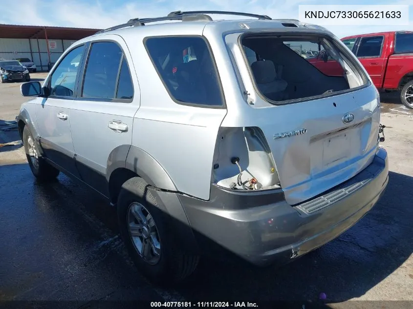 2006 Kia Sorento Ex/Lx VIN: KNDJC733065621633 Lot: 40775181