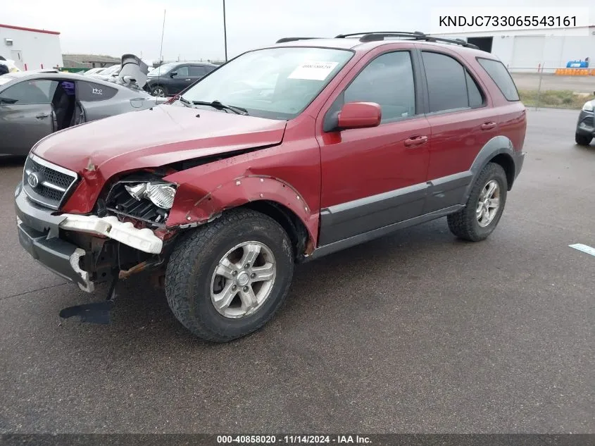 2006 Kia Sorento Ex/Lx VIN: KNDJC733065543161 Lot: 40858020