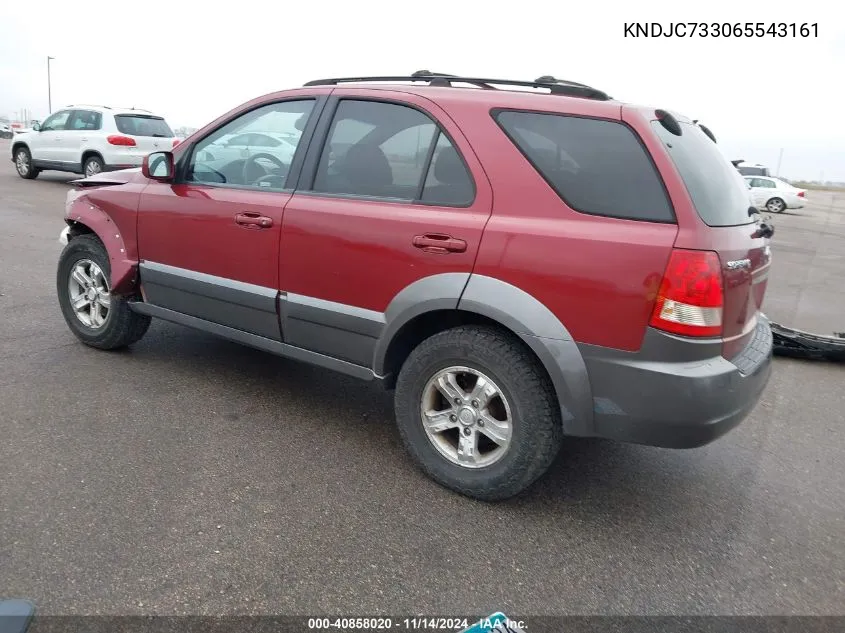 2006 Kia Sorento Ex/Lx VIN: KNDJC733065543161 Lot: 40858020