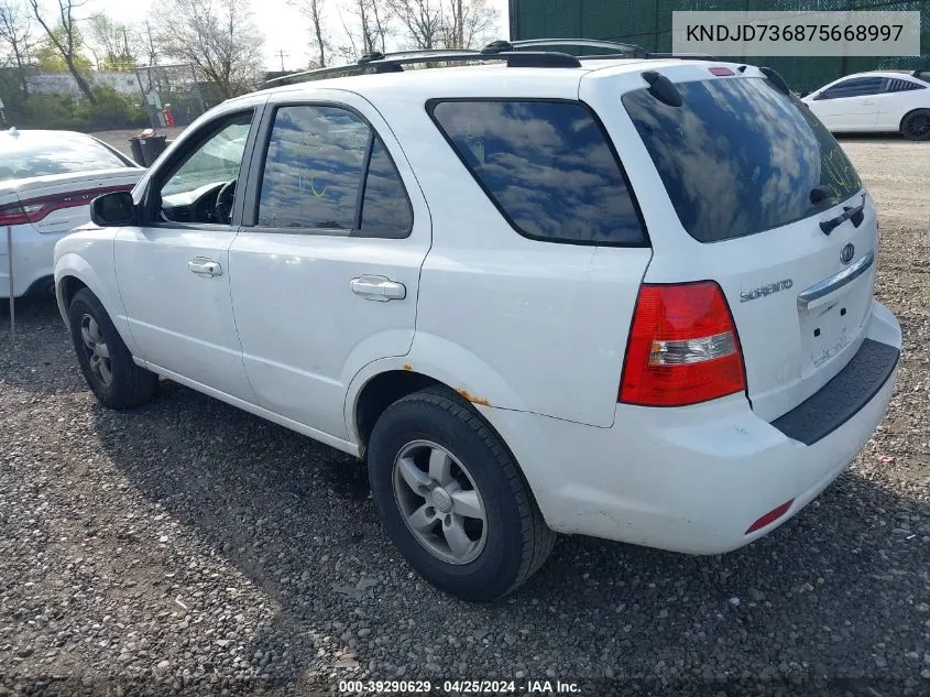 KNDJD736875668997 2007 Kia Sorento Lx