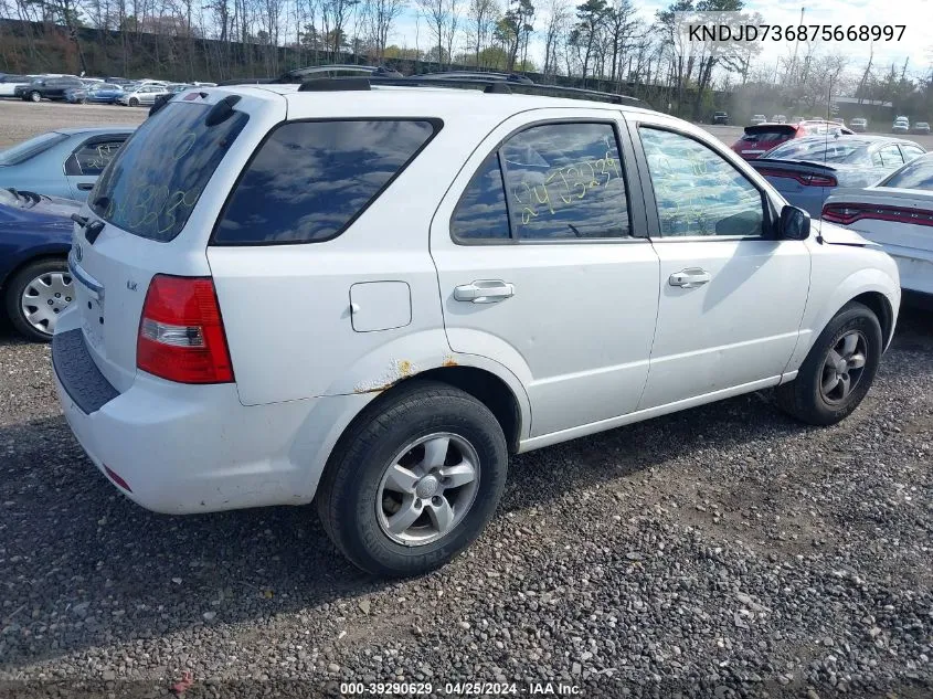 KNDJD736875668997 2007 Kia Sorento Lx