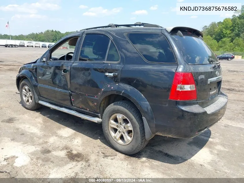 KNDJD736875676582 2007 Kia Sorento Ex