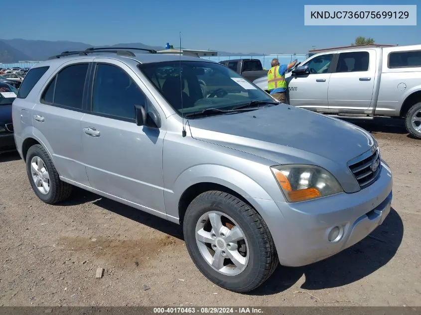 KNDJC736075699129 2007 Kia Sorento Lx