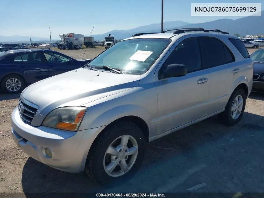 KNDJC736075699129 2007 Kia Sorento Lx