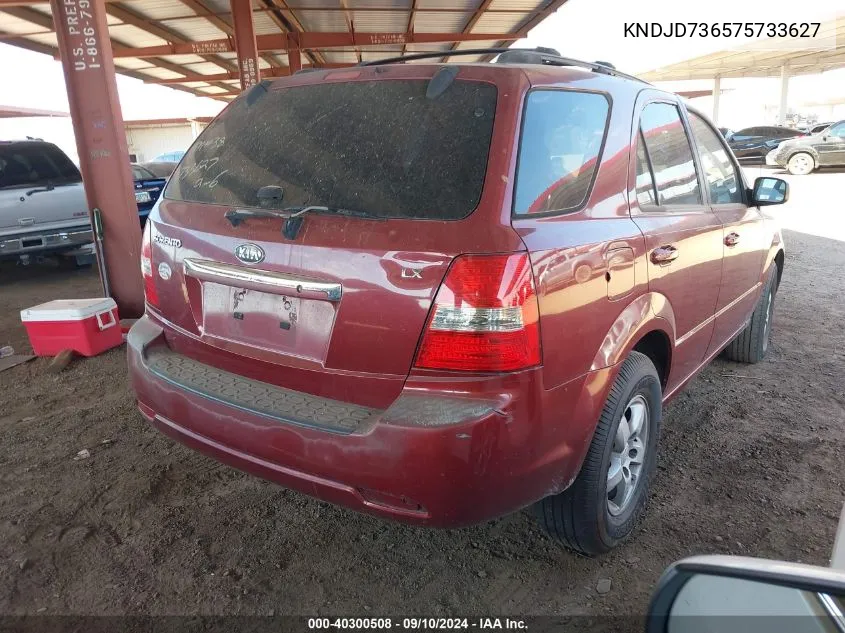 KNDJD736575733627 2007 Kia Sorento Lx