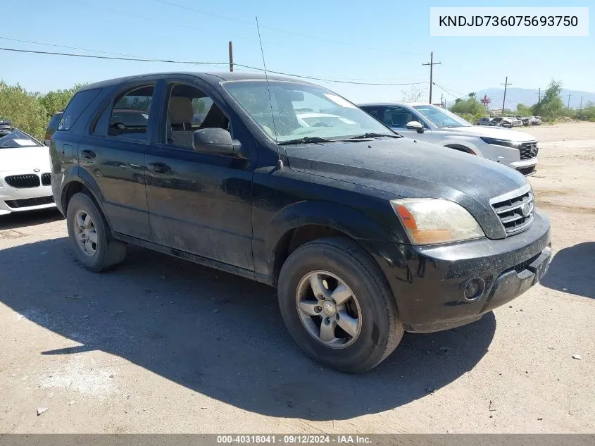 KNDJD736075693750 2007 Kia Sorento Ex/Lx