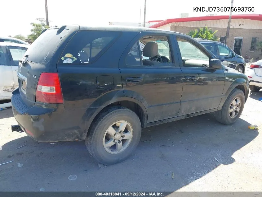 KNDJD736075693750 2007 Kia Sorento Ex/Lx