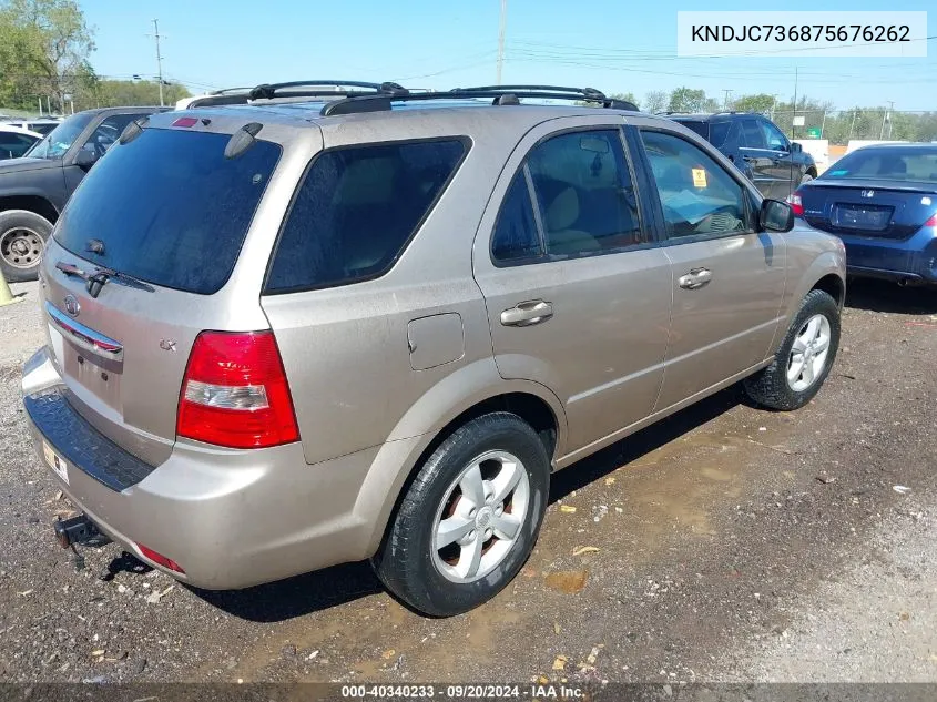 KNDJC736875676262 2007 Kia Sorento Lx