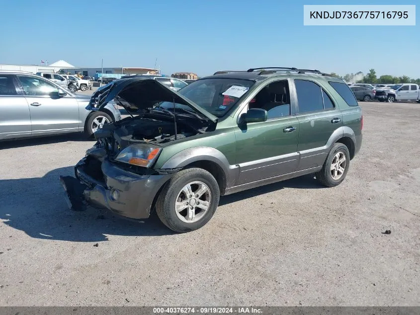 KNDJD736775716795 2007 Kia Sorento Ex