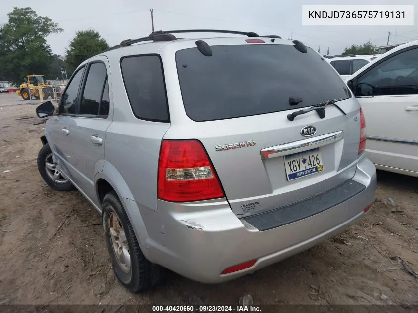 KNDJD736575719131 2007 Kia Sorento Lx