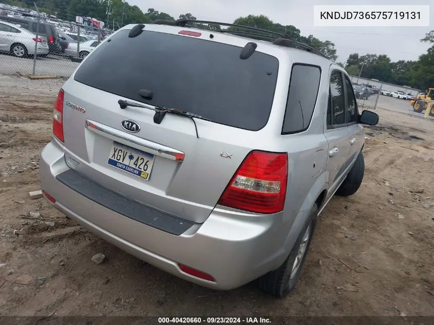 KNDJD736575719131 2007 Kia Sorento Lx