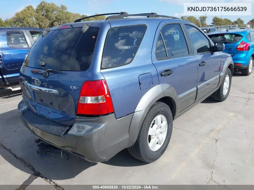 2007 Kia Sorento Ex VIN: KNDJD736175666539 Lot: 40655838