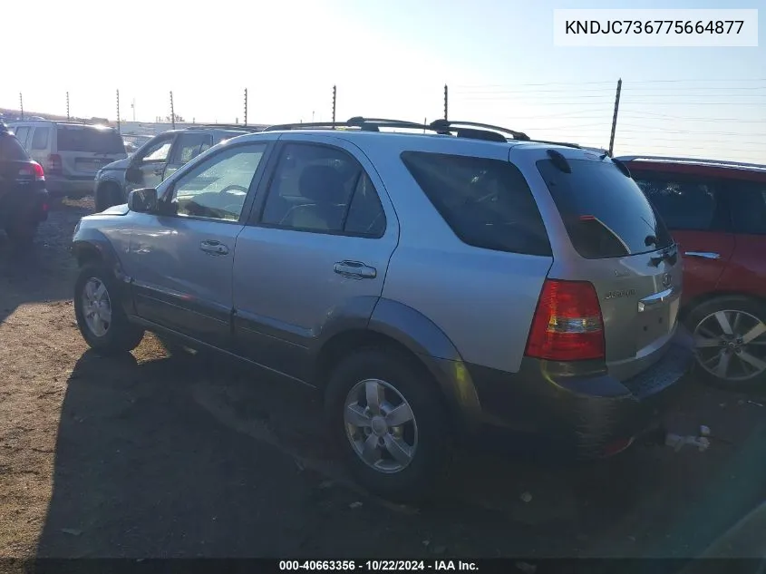 2007 Kia Sorento Ex VIN: KNDJC736775664877 Lot: 40663356