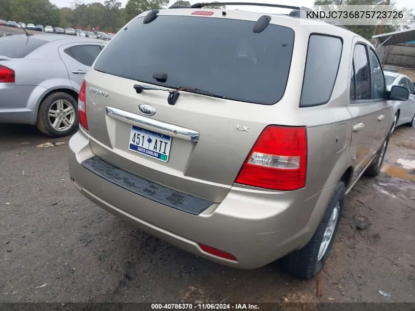 KNDJC736875723726 2007 Kia Sorento Lx