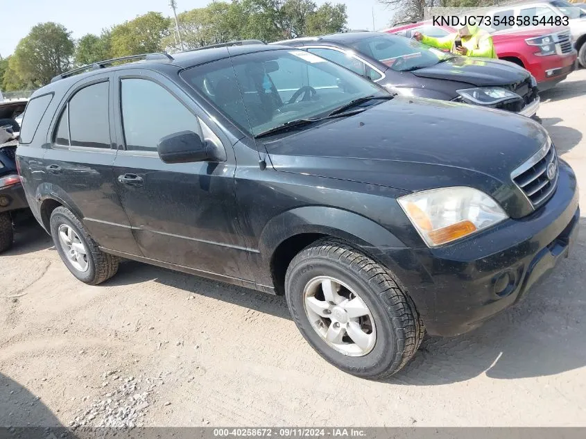 KNDJC735485854483 2008 Kia Sorento Lx