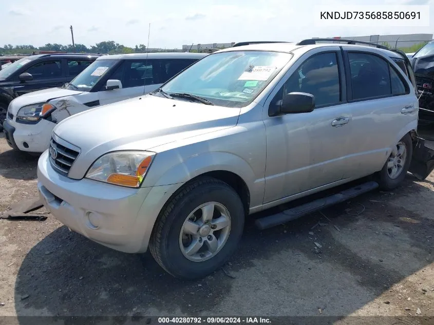 KNDJD735685850691 2008 Kia Sorento Lx