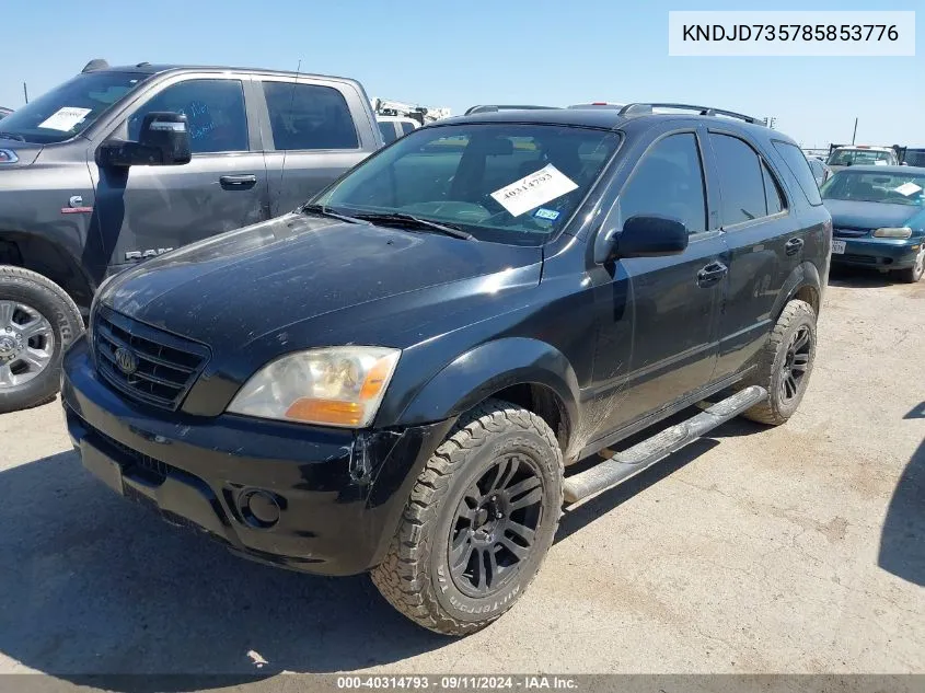 KNDJD735785853776 2008 Kia Sorento Lx