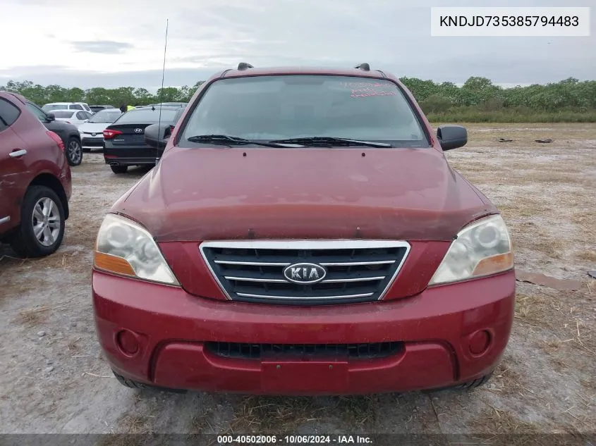 KNDJD735385794483 2008 Kia Sorento Lx