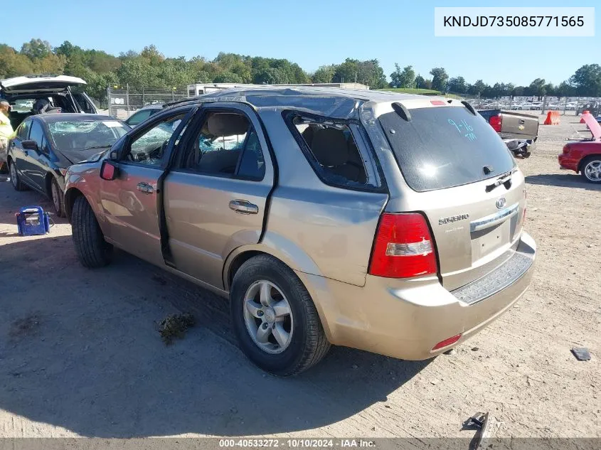 KNDJD735085771565 2008 Kia Sorento Lx Base