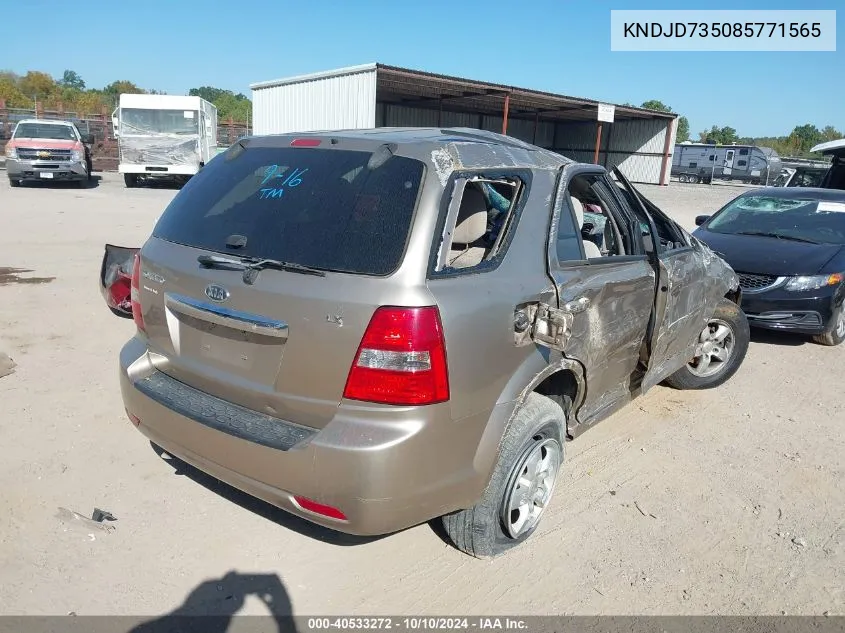 KNDJD735085771565 2008 Kia Sorento Lx Base