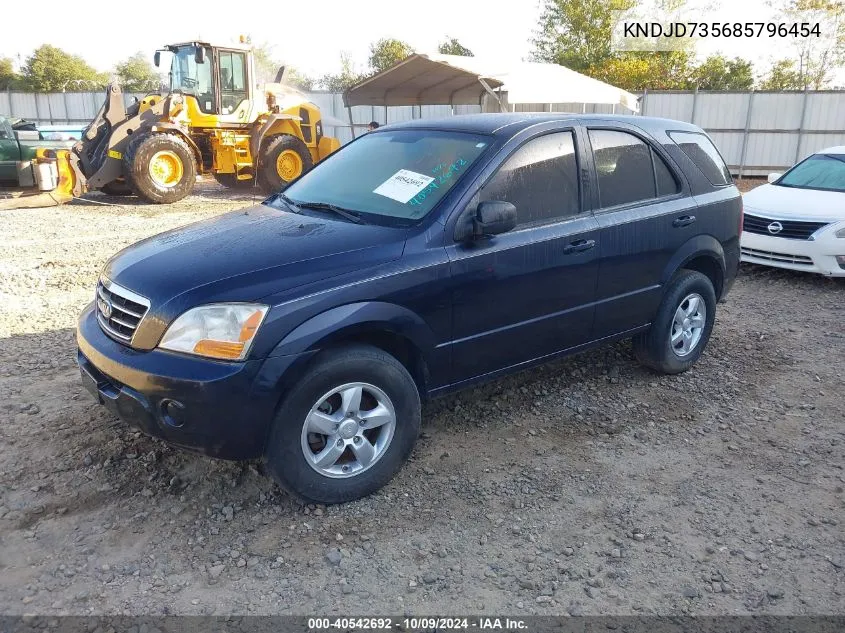 KNDJD735685796454 2008 Kia Sorento Lx Base