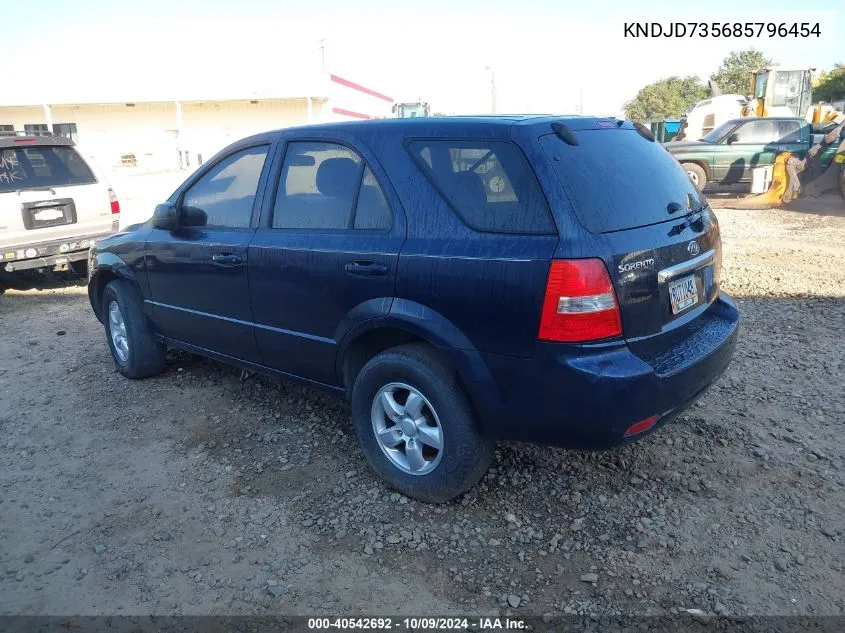 KNDJD735685796454 2008 Kia Sorento Lx Base