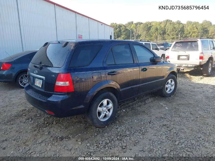 KNDJD735685796454 2008 Kia Sorento Lx Base