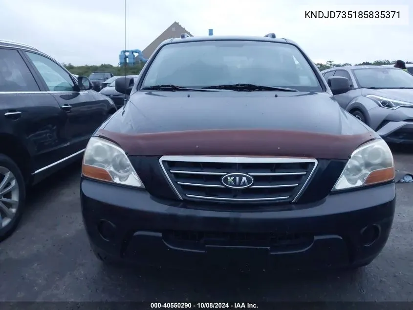 KNDJD735185835371 2008 Kia Sorento Ex/Lx