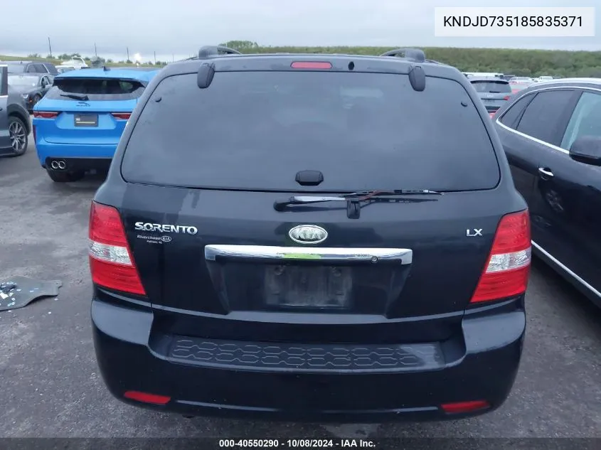 KNDJD735185835371 2008 Kia Sorento Ex/Lx