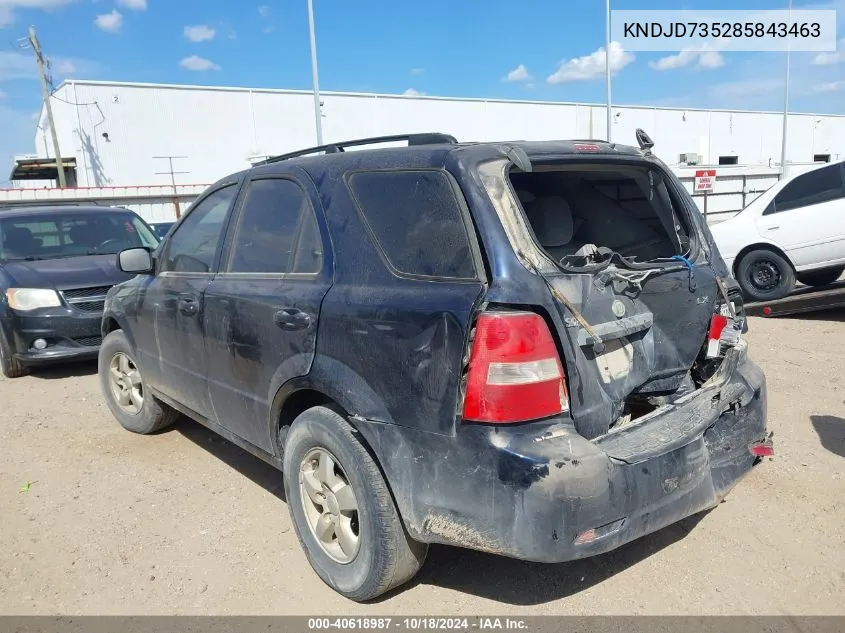 KNDJD735285843463 2008 Kia Sorento Lx