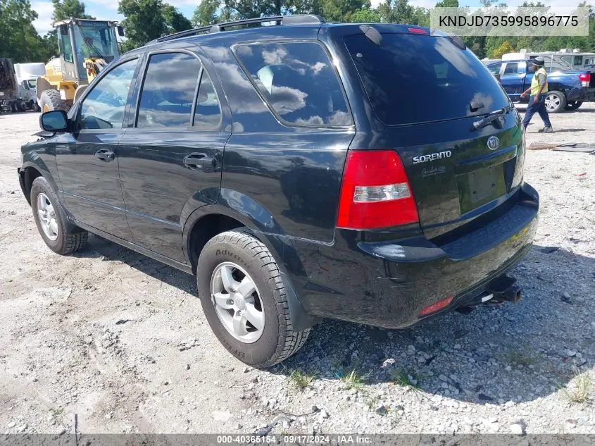 2009 Kia Sorento Lx VIN: KNDJD735995896775 Lot: 40365154