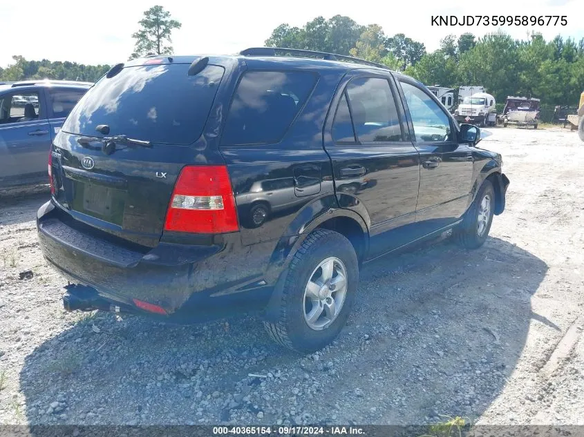 KNDJD735995896775 2009 Kia Sorento Lx