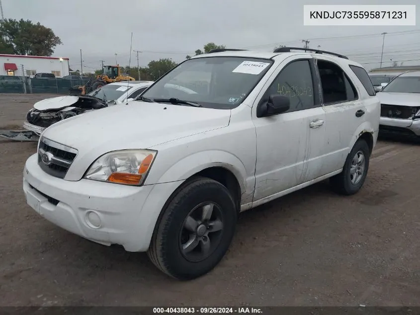 KNDJC735595871231 2009 Kia Sorento Lx