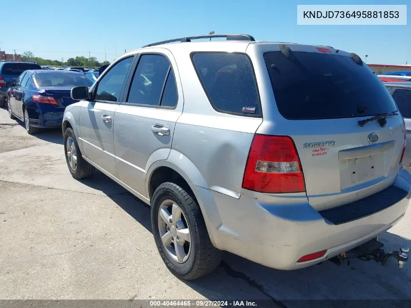 KNDJD736495881853 2009 Kia Sorento Ex