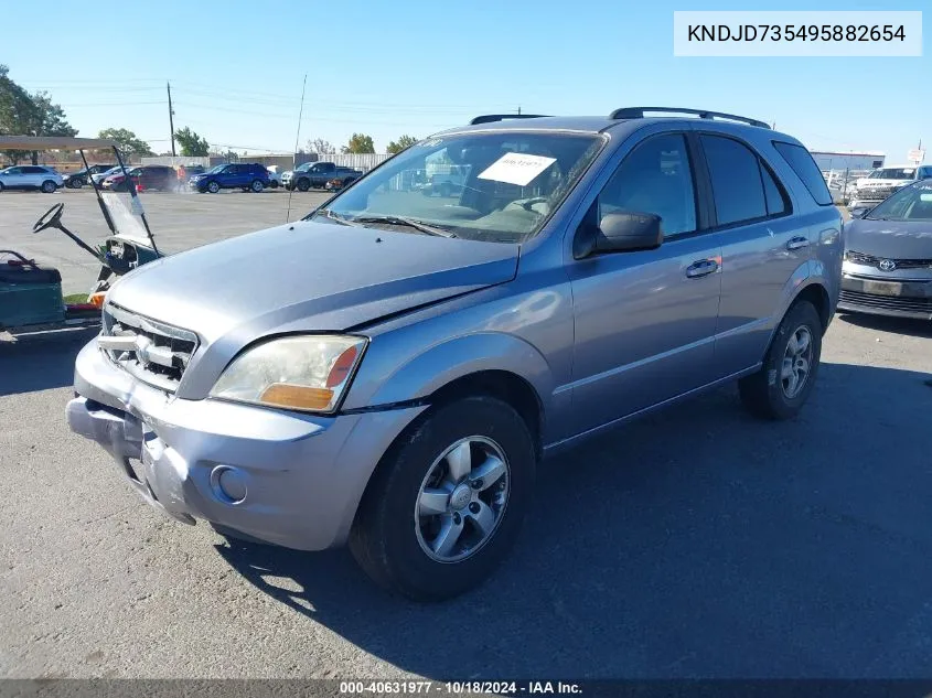 KNDJD735495882654 2009 Kia Sorento Lx