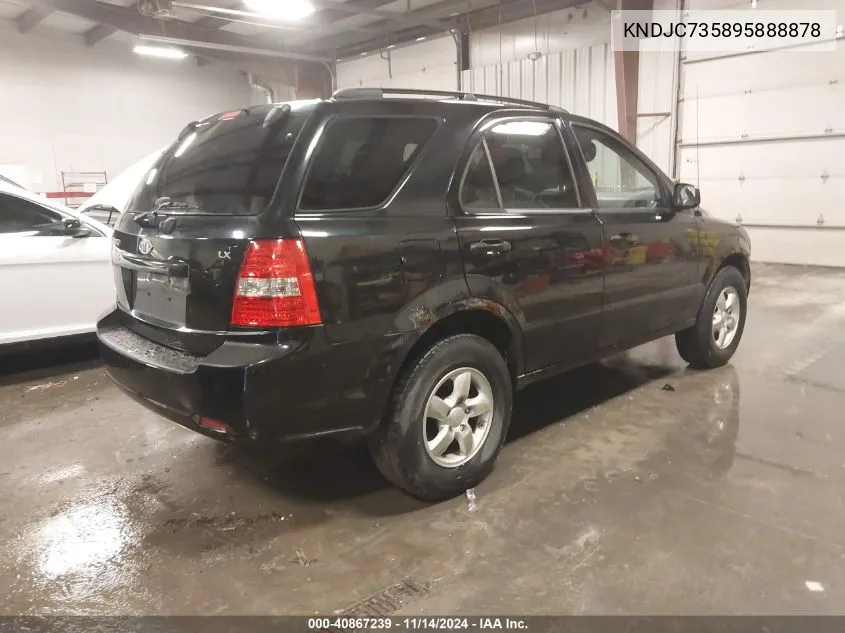 2009 Kia Sorento Lx VIN: KNDJC735895888878 Lot: 40867239