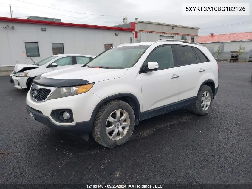 5XYKT3A10BG182126 2011 Kia Sorento Lx