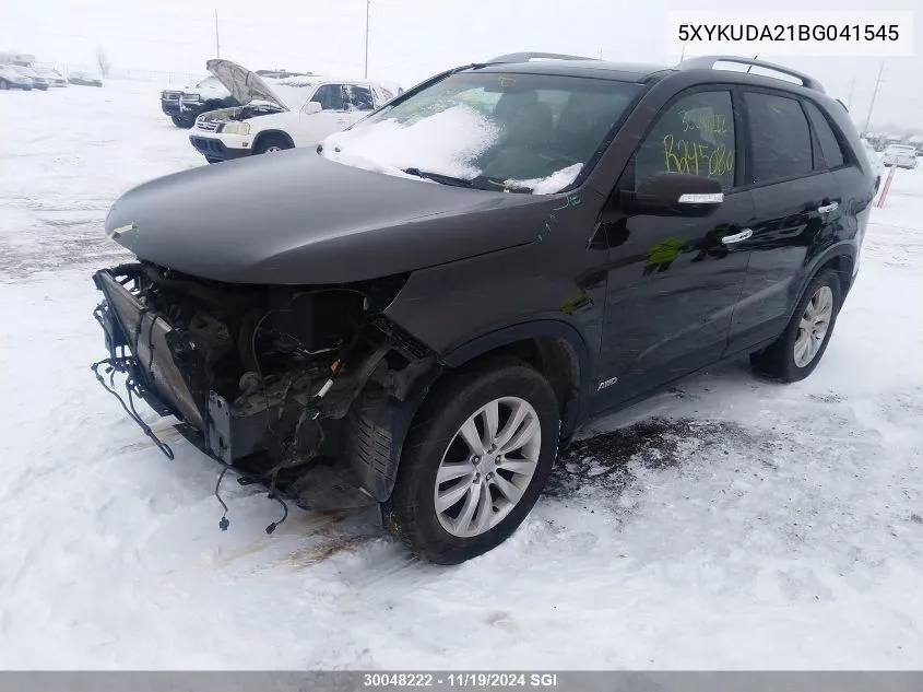 2011 Kia Sorento Ex VIN: 5XYKUDA21BG041545 Lot: 30048222