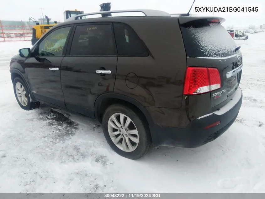 2011 Kia Sorento Ex VIN: 5XYKUDA21BG041545 Lot: 30048222