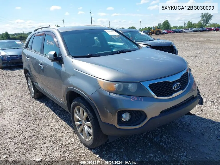 5XYKUCA12BG030099 2011 Kia Sorento Ex