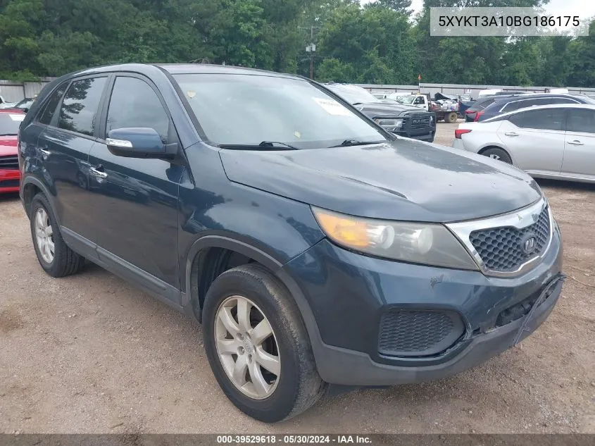 2011 Kia Sorento Lx VIN: 5XYKT3A10BG186175 Lot: 39529618