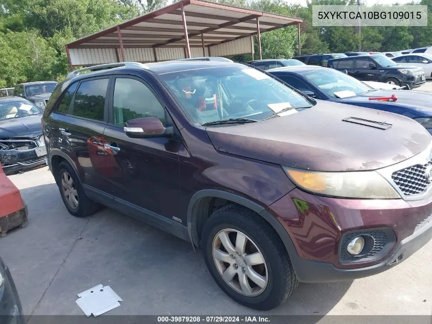 2011 Kia Sorento Lx VIN: 5XYKTCA10BG109015 Lot: 39879208