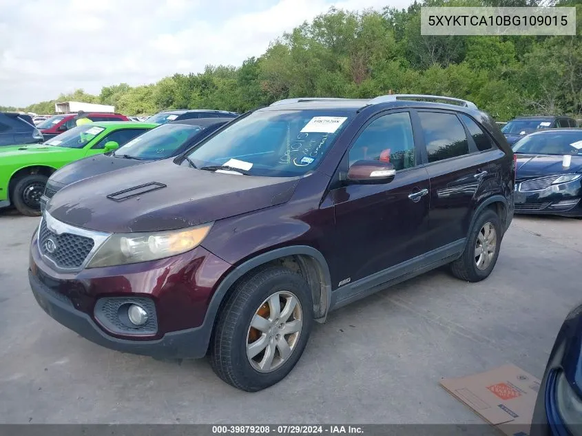 5XYKTCA10BG109015 2011 Kia Sorento Lx