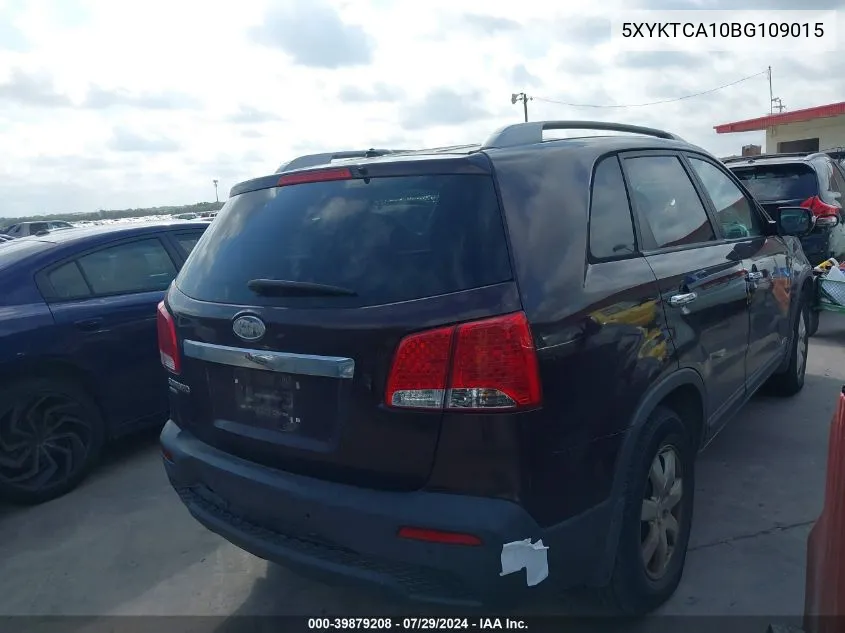 5XYKTCA10BG109015 2011 Kia Sorento Lx