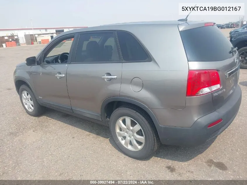 5XYKTCA19BG012167 2011 Kia Sorento Lx