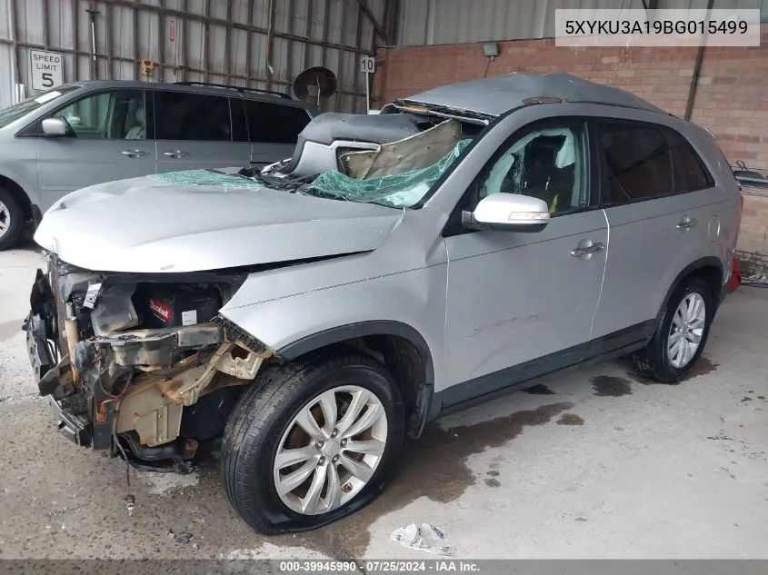 5XYKU3A19BG015499 2011 Kia Sorento Ex